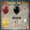 60pcs 12" Black, Burgundy & Gold Balloons – Confetti Balloons for Maroon-Themed Party, Birthday & Baby Shower Decor